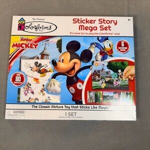 The Original Colorforms Disney Jr. Mickey Mouse Sticker Story Mega Kit- NEW